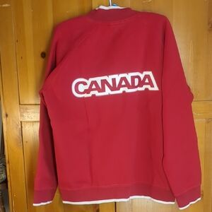 Official Olympic Hudson Bay Company Canada Red Crew Neck Sweater